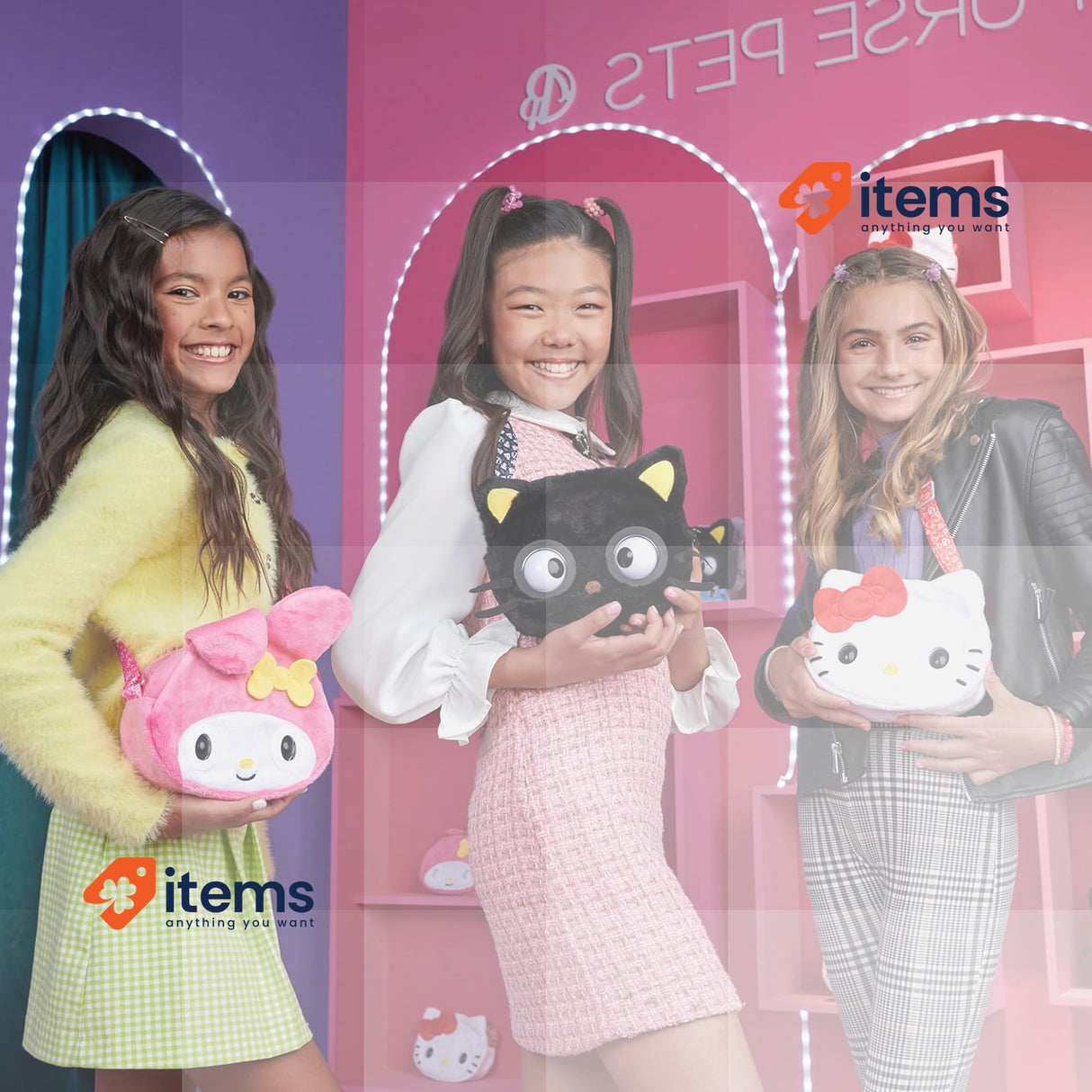 Purse Pets, Sanrio Hello Kitty And Friends Interactive Pet Toy Handbag Over Kids