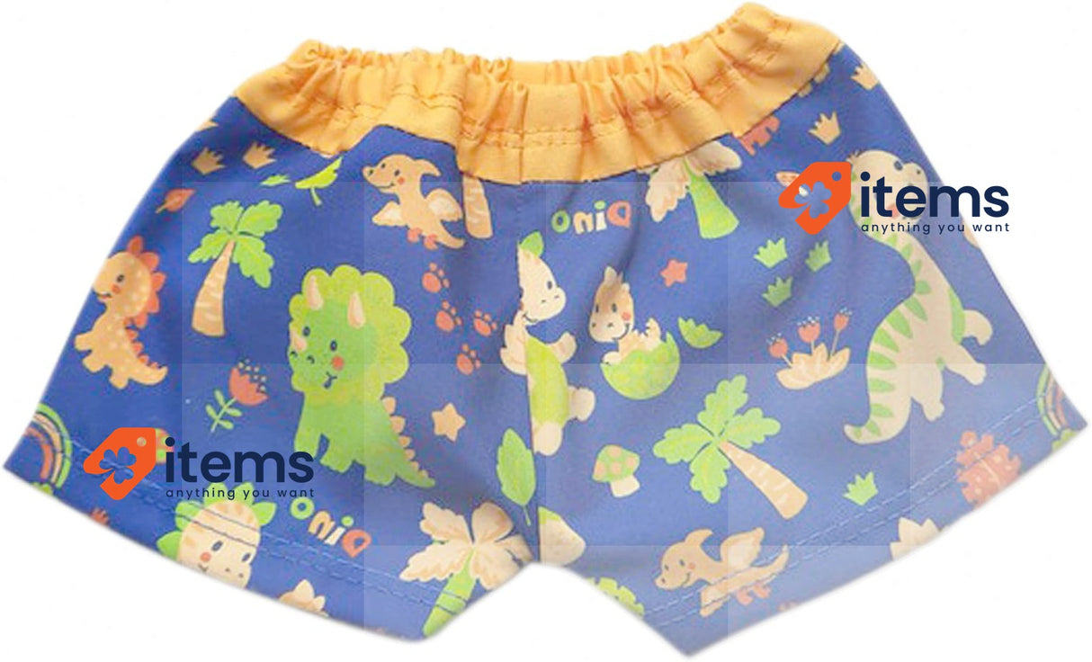 Heless 22 Set For Dolls Multicolored - S Dino Swimming Pieces Trunks Cm 45 cm