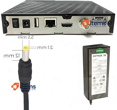 Leyf Universal Power Supply Adapter Current Adapter Charger / 200 cm 5.5-2.1 mm