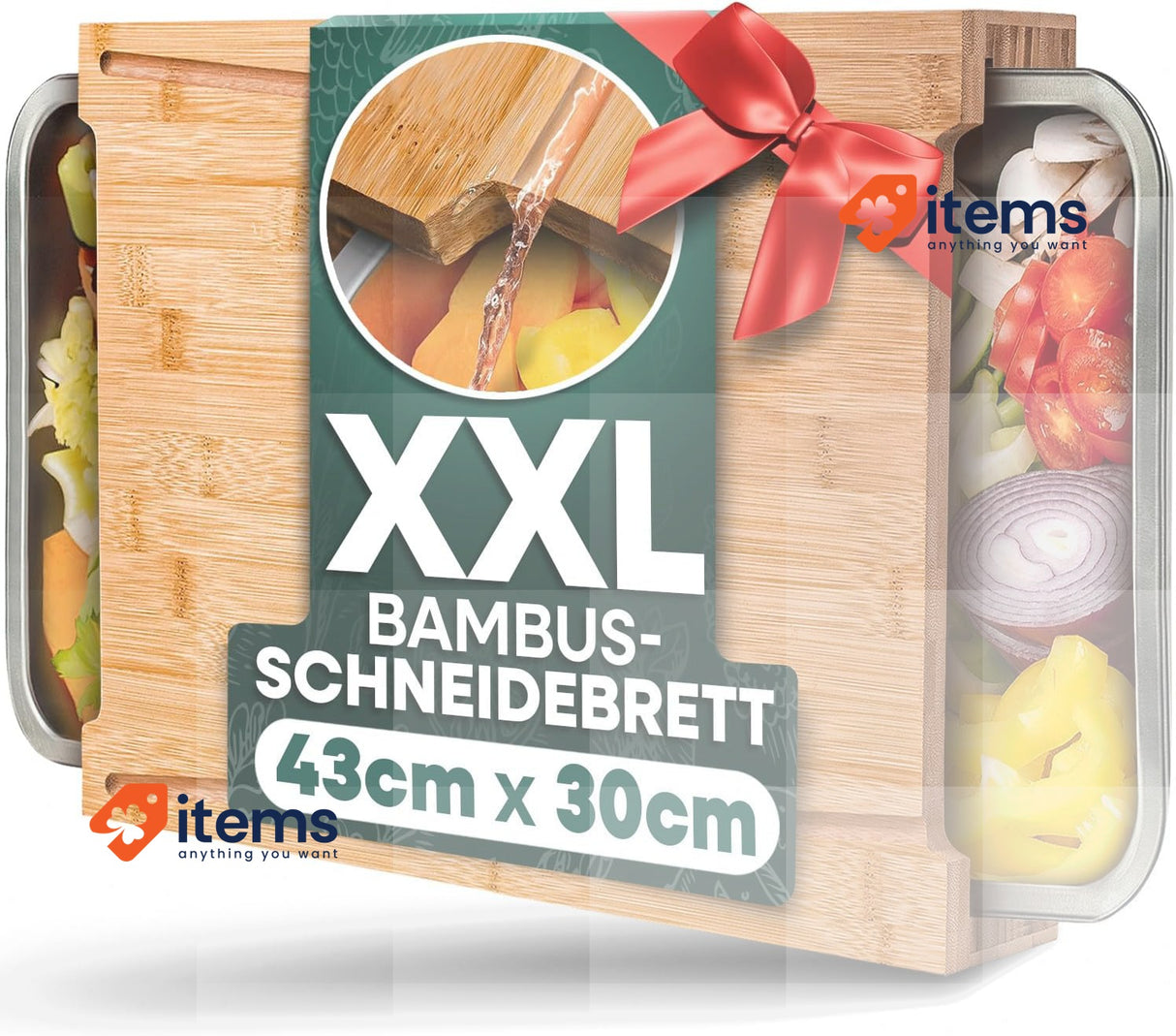 SIDORENKO Loco Bird Premium Chopping Board with Collecting Trays