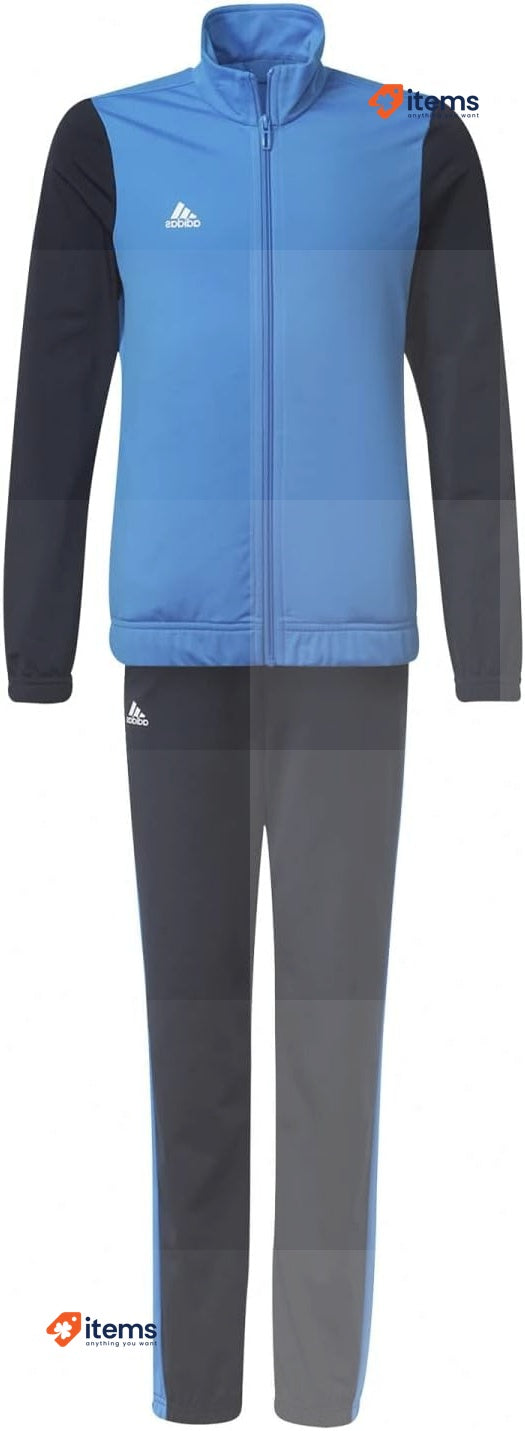 Adidas Girl's Zipper Tracksuit Set Bright Blue/White 1415 HG8657 LEGEND F17 G TR