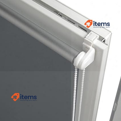 Deco Company Thermal Roller Blind, No Drilling, Reverse, Clamp Mount Maximum Cm
