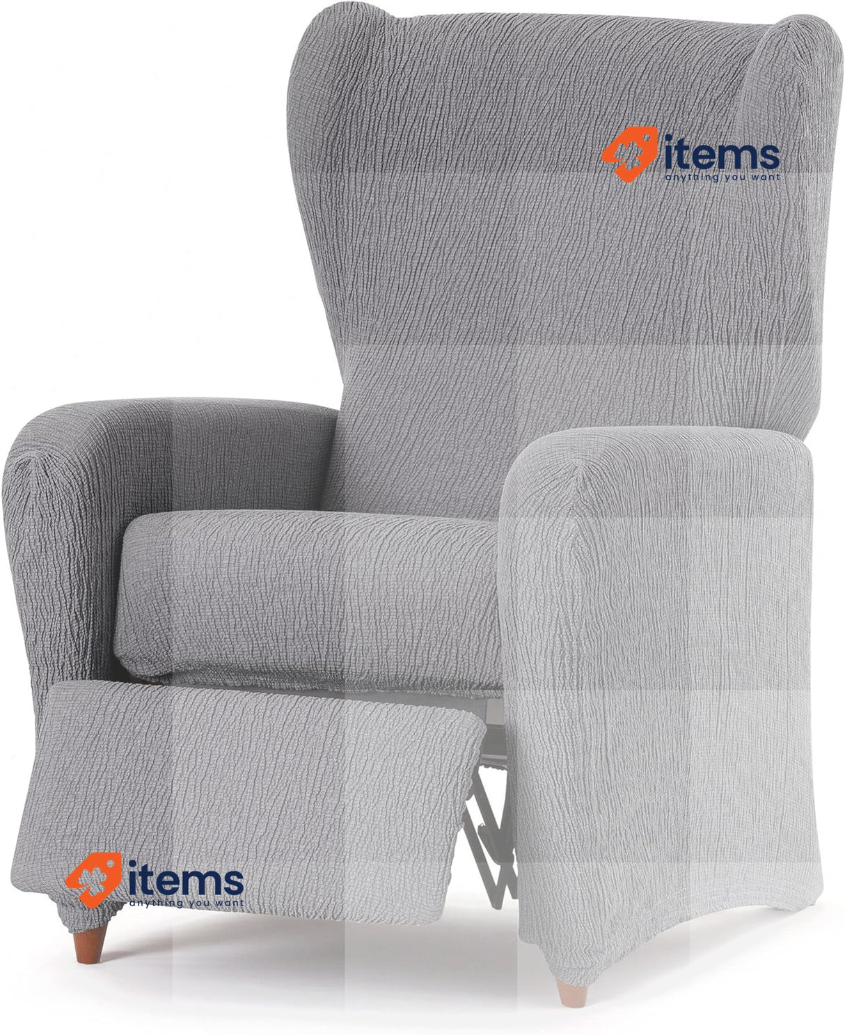 Eysa Llion Sofa Cover, Lycra, Grey 6, 1 Seater <p>TOTAL COMPATIBILITY: the