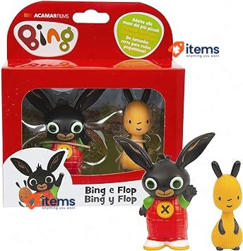 Giochi Preziosi Bing Mini Figures, Pando And Padget Set Of 2 For Children From
