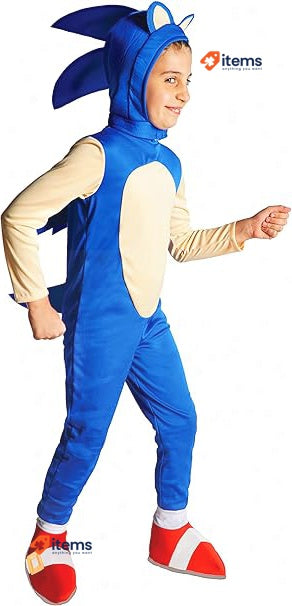 CIAO Compatible - Costume - Sonic the Hedgehog (124 cm) (11178.3) Size 8-10 SEGA