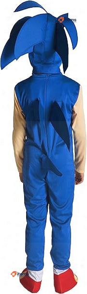 CIAO Compatible - Costume - Sonic the Hedgehog (124 cm) (11178.3) Size 8-10 SEGA
