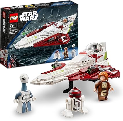 LEGO 75333 Star Wars Obi-Wan Kenobi’s Jedi Starfighter, Buildable Toy Set