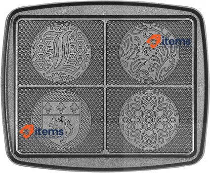 LAGRANGE 030242 Waffle Maker Plate Set, Double Layer Antiadhesive Coating