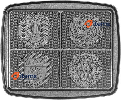 LAGRANGE 030242 Waffle Maker Plate Set, Double Layer Antiadhesive Coating