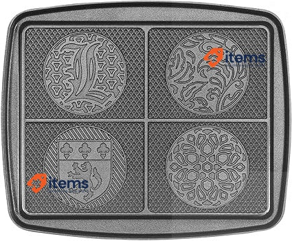 LAGRANGE 030242 Waffle Maker Plate Set, Double Layer Antiadhesive Coating