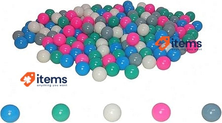 Bällebad24 100 Pastel Balls (TÜV Tested and Certified 2019) Ball Pit Dangerous