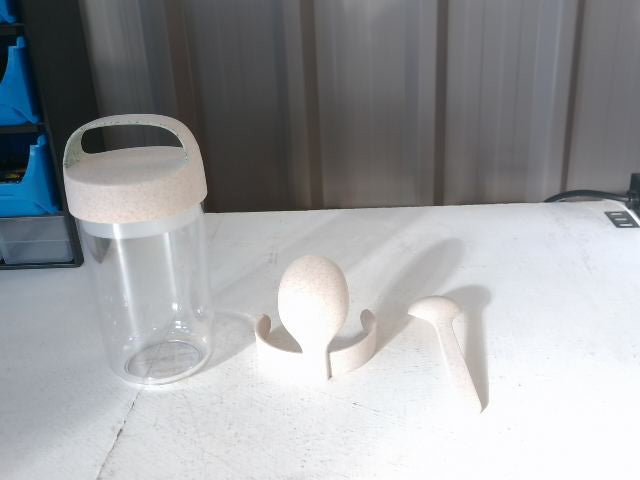 Lékué Jar to Go 600ml Organic, Beige, 600 ml 0301020V19 <p>The main material