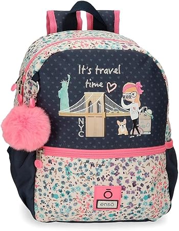Enso Travel Time Kindergarten Backpack, Adjustable 25 x 32 x 12 cm 9.6
