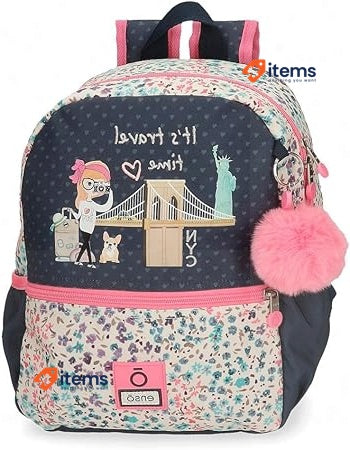 Enso Travel Time Kindergarten Backpack Adjustable 25×32 X 12 Cm 9.6 - 12CM blue