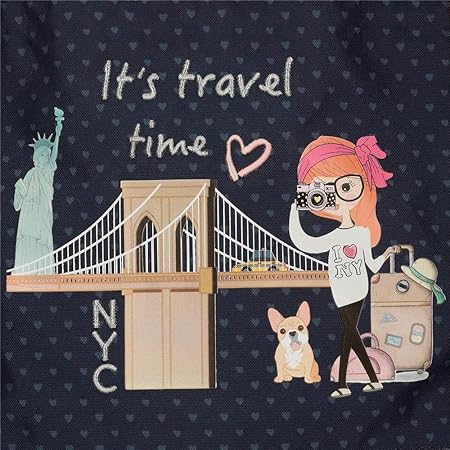 Enso Travel Time Kindergarten Backpack, Adjustable 25 x 32 x 12 cm 9.6