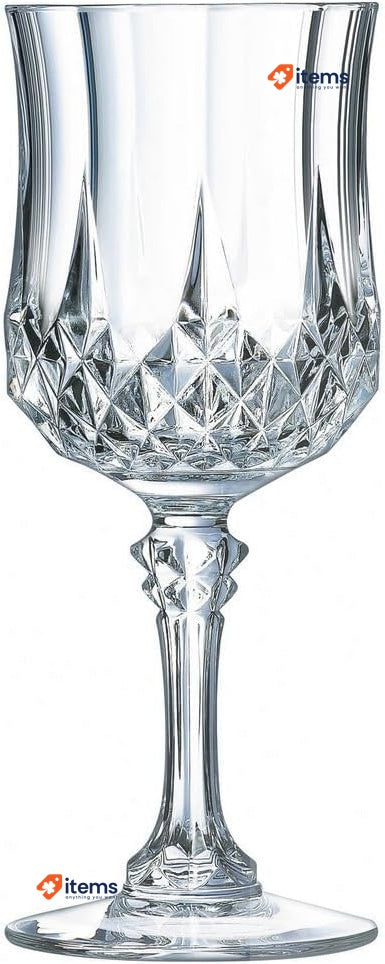 Cristal d'Arques Paris Longchamp Collection - 6 Kwarx Wine Glasses 25cl