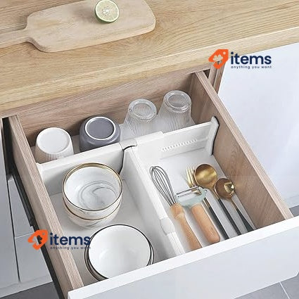 Billybath Drawer Divider Organisers Set Of 4 White Adjustable Dividers Clothes