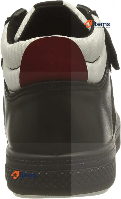 Primigi Men's Barth Black Leather High-Top Sneaker / Shoes - Size 28EU / 1.5UK