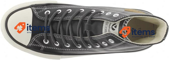 Victoria Women 1061123 - High Top Tribu Leather Black 7 UK Effect Retro High-Top