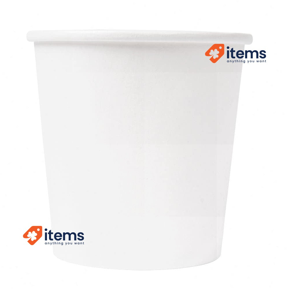 García de Pou 1000 Units Hot Drinks Cups 1 Wall 120 ml 230 + 18 Pe g/m2 White
