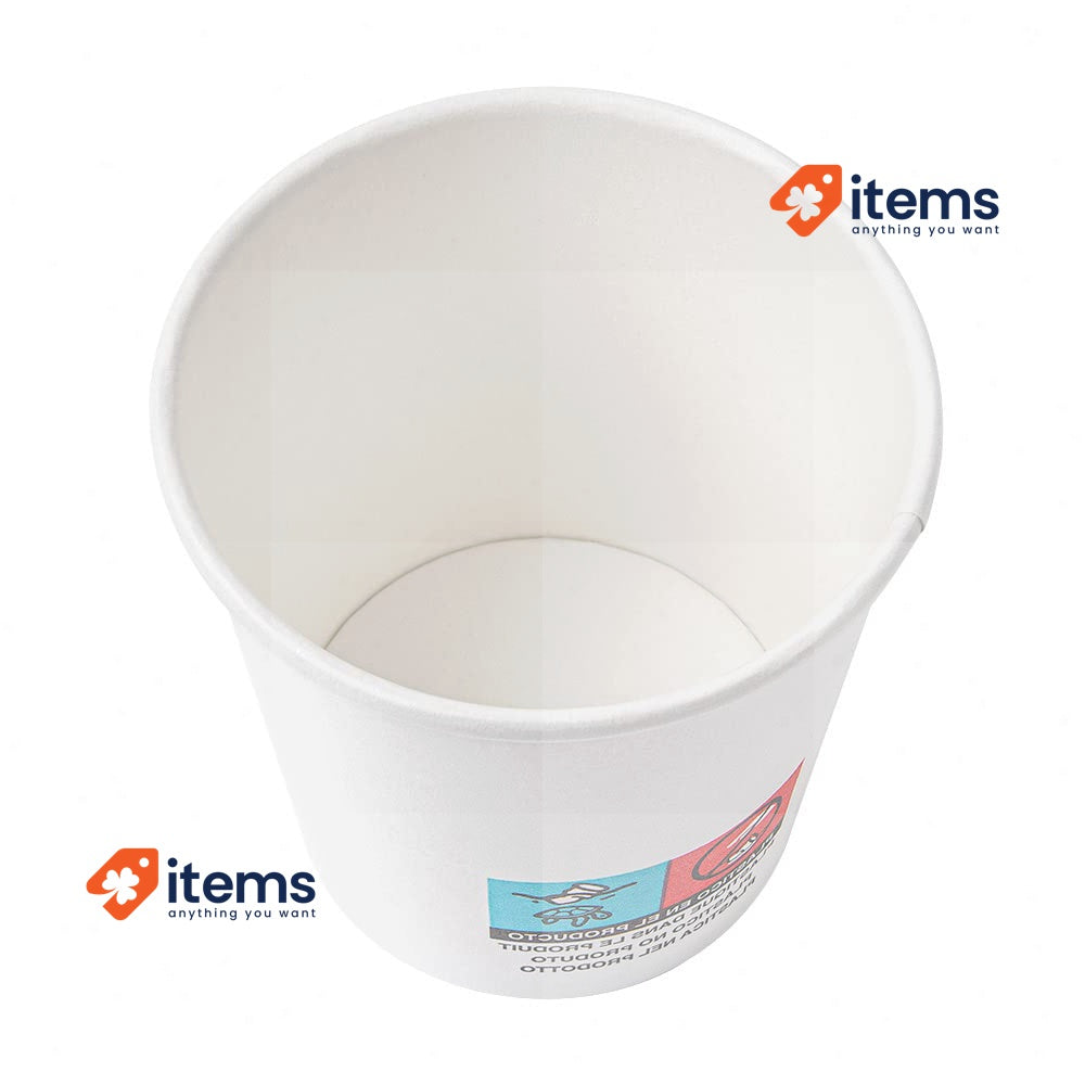 García de Pou 1000 Units Hot Drinks Cups 1 Wall 120 ml 230 + 18 Pe g/m2 White