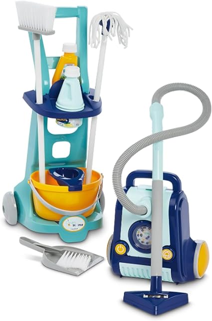 Jouets Ecoiffier 2770 Household Trolley with Vacuum Cleaner from 18 Months