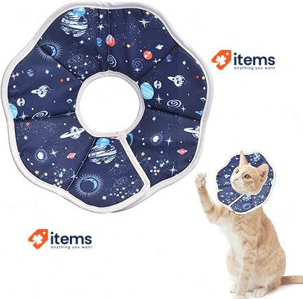 Jinlaili Dog Recovery Collar After Surgery Soft Protective Cat Cone Collars Cats