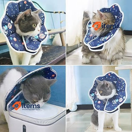 Jinlaili Dog Recovery Collar After Surgery Soft Protective Cat Cone Collars Cats
