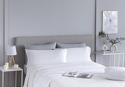 Todocama 2 Pack Super Soft Microfibre Hypoallergenic Cushion Covers White