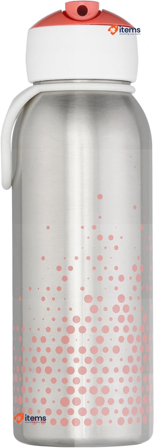 Mepal - Insulated Bottle Flip Up Campus Drinking Bottles 350 Ml Stainless Pink