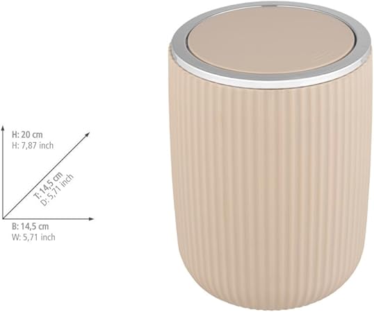 WENKO Agropoli S swing bin, beige