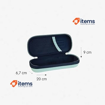 Semi - Rigid Oval Case 1918 Series. Green MILAN ®081145SNCGR Pencil Semi-Rigid