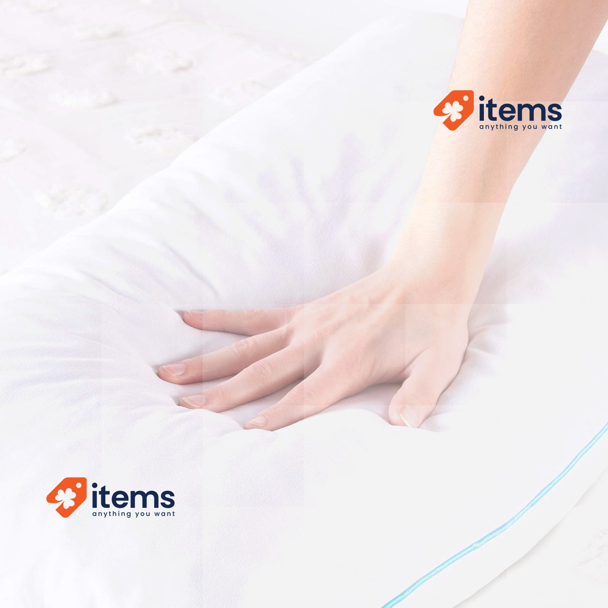 Linenspa 40 x 60 cm Pillow - Set of 2 - Medium Firm Pillow Oeko-Tex Memory Foam