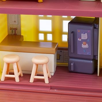 Giochi Preziosi Bluey - Character Set House On Two Floors With Kitchen