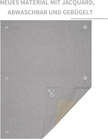 WOLTU Thermal Skylight Roller Blind With Suction Cups Beige 96 x 120 cm