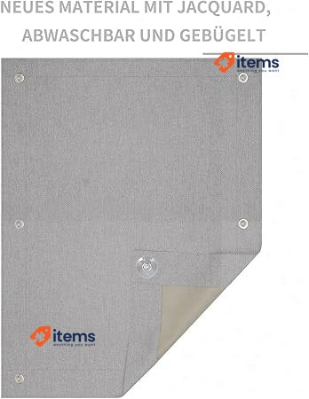 WOLTU Thermal Skylight Roller Blind Material With Suction Cups Beige 96 X 120 Cm