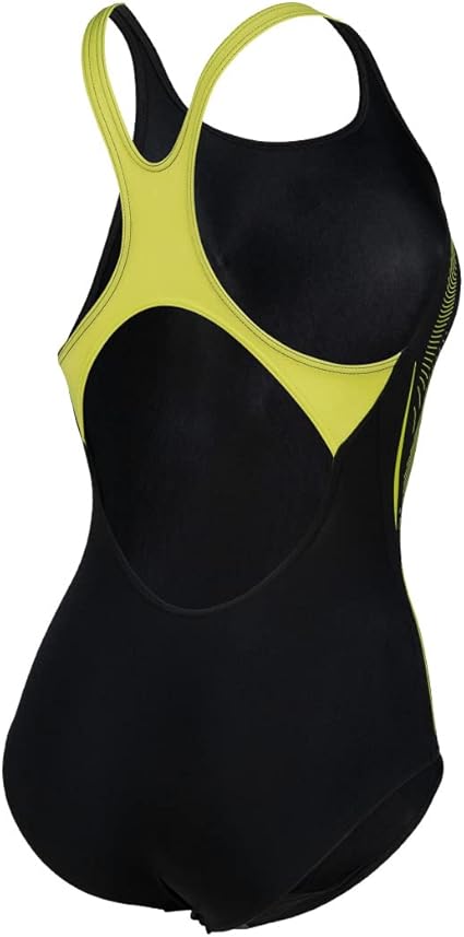 ARENA Women's Swimsuit Graphic Backed One Piece Black
