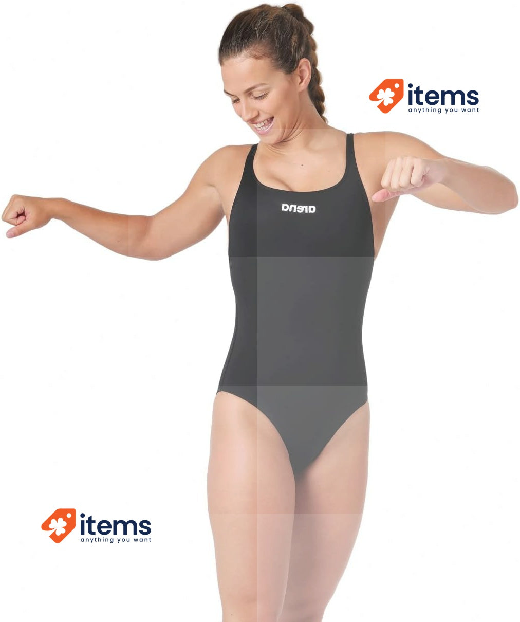 Arena Solid Swim Pro Team Women s One-piece Swimsuit Black, Size 42UK, 46DE, 48F