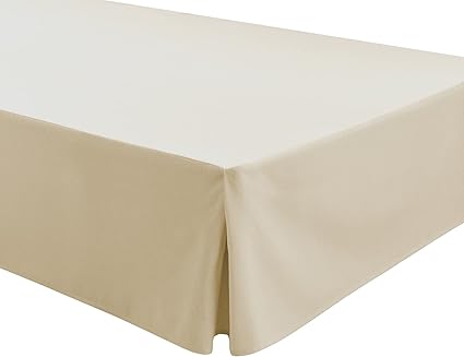 EasyCosy - Base Platform Valance Sheet Box Beige 135x190/200cm