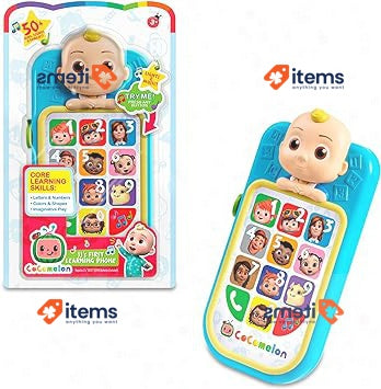 CoComelon - JJ's My First Phone Mobile Toy with Sounds and Music Multicoloured