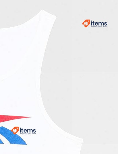 Reebok Men S Graphic Series Vector T - Shirt White/Vector Red/Vector Blue L