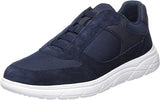 Geox Men's U Portello Sneaker Calf High Fashion Trainer Navy, Size 9 UK (43 EU)
