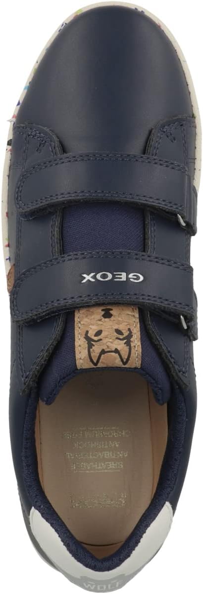 Geox Boy's J Kathe Sneaker Calf High Navy 9 UK Child