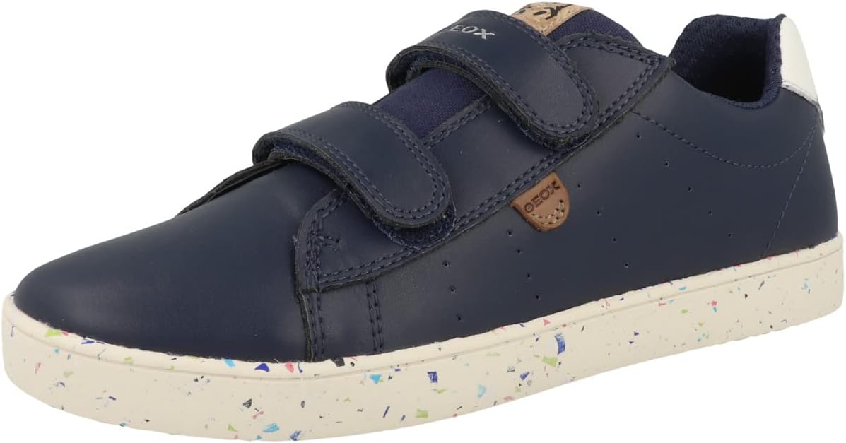 Geox Boy's J Kathe Sneaker Calf High Navy 9 UK Child
