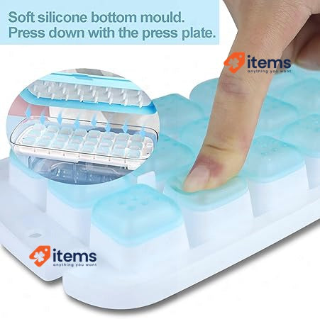 Ice Food Silicone Stamp Cover Release All Cubetti Second White High Quality