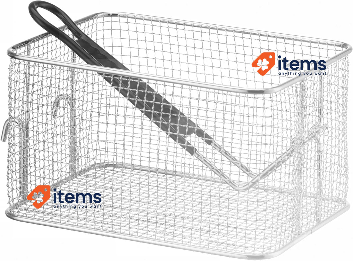 Hendi 930656 Deep Fryer Basket for HENDI Fryer 205822 & 205839 8L, Silver