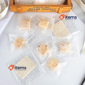 200 Pieces Cellophane Bags Clear Self - Adhesive Cookie Plastic Sweet Bakery Cm