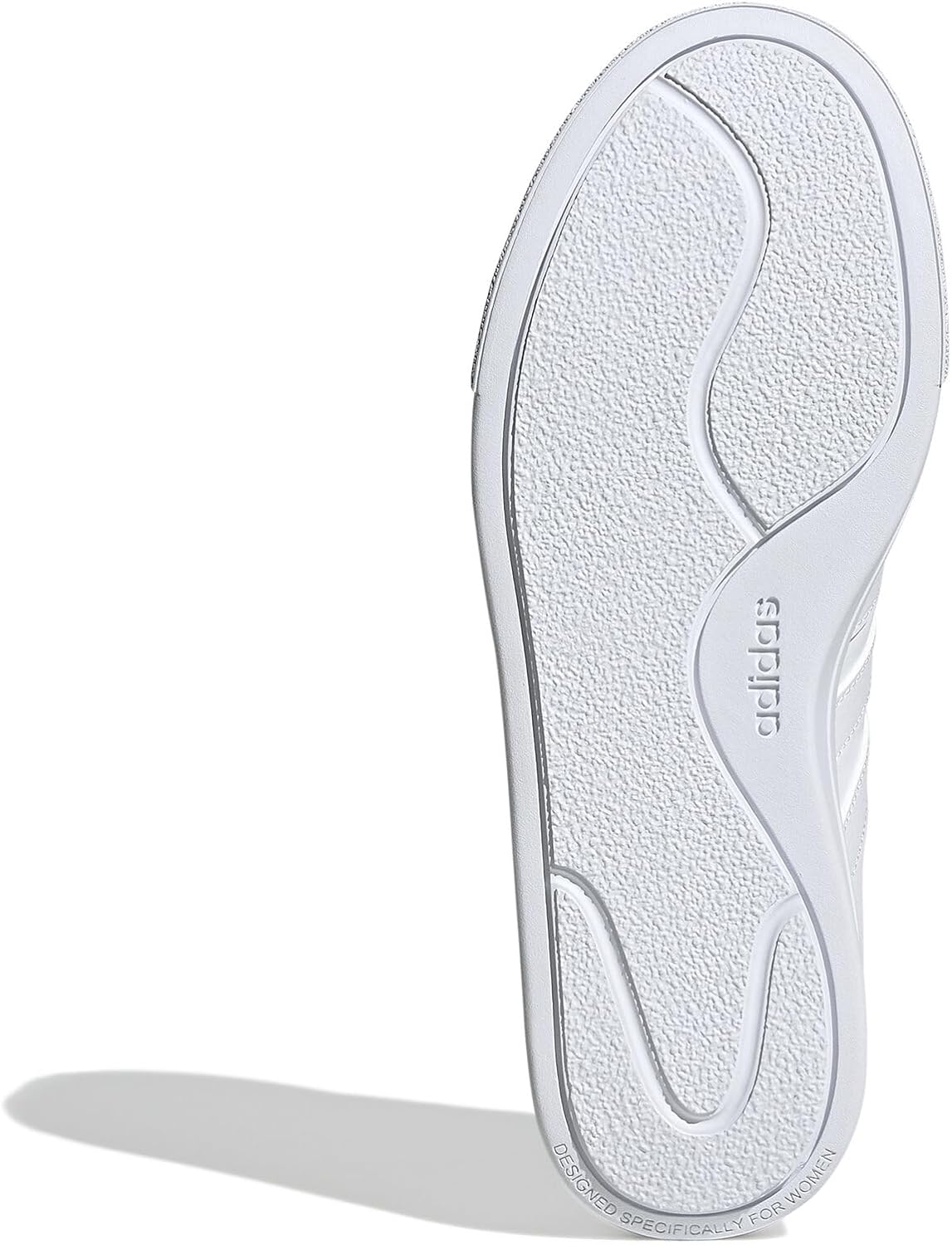 adidas Women's Court Platform Sneaker White Core Black, Size 8.5 UK (42.5 EU)