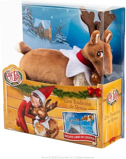 Cefa Toys On The Shelf: Elf Pets, Tale and Plush Reindeer (00595)