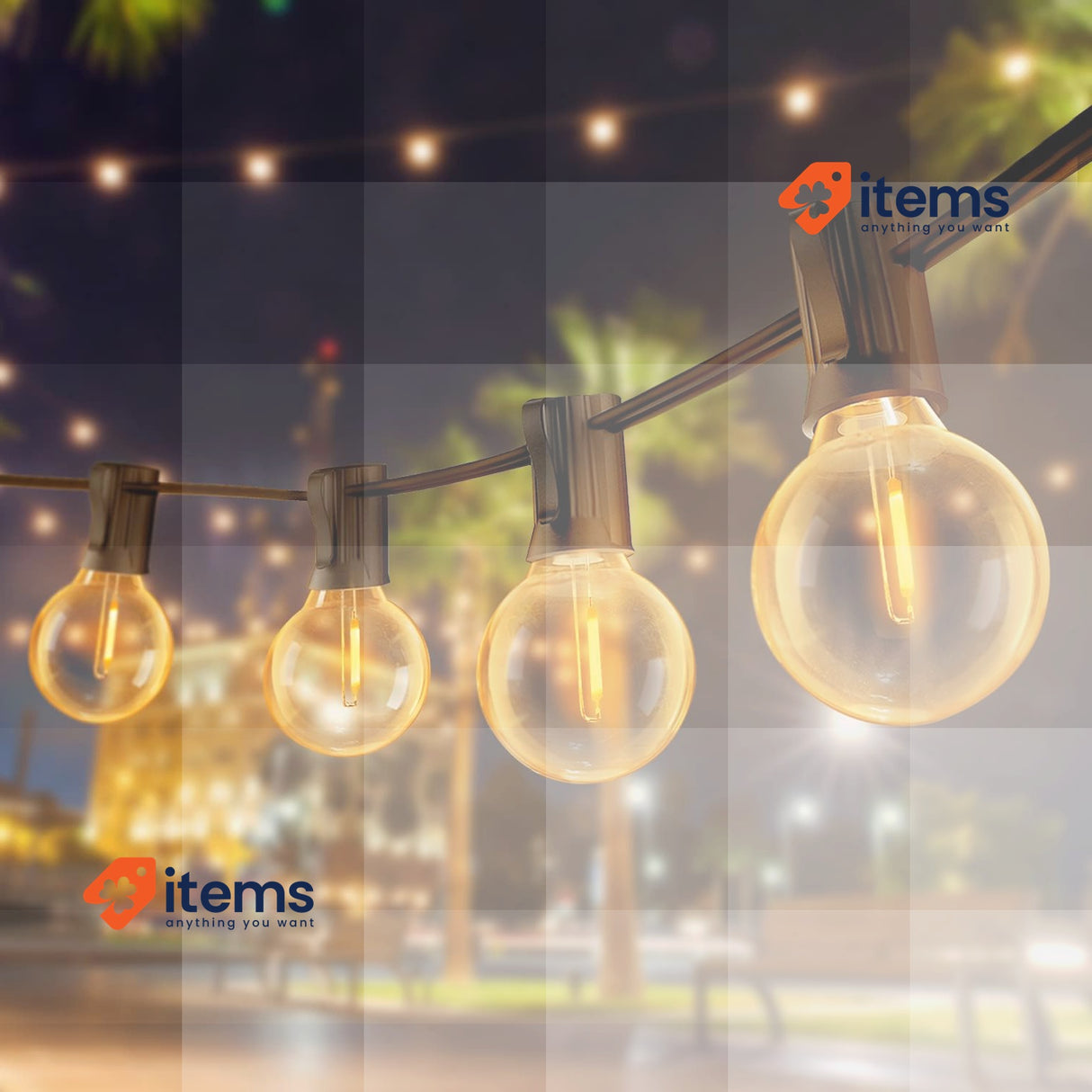 Eisaro LED Fairy Lights Outdoor, 19m Outdoor Power String for Festive Occasions